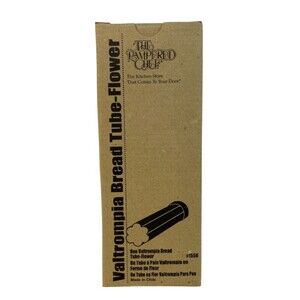 The Pampered Chef Valtrompia Flower Bread Tube Mold Metal Silver MPN 1550